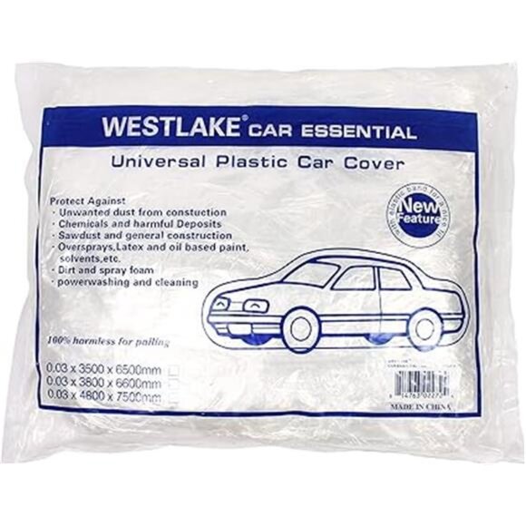 West Lake Universal Clear Disposable Car Cover for SUV, Sedan, Sport Cars - Picture 8 of 8